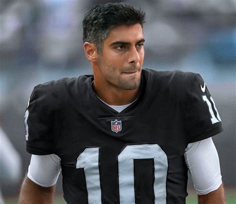 raiders jimmy garoppolo|did jimmy garoppolo play today.